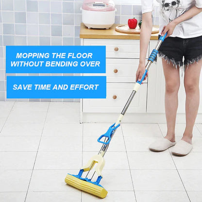 Multi-Purpose Foldable Floor Cleaning Squeeze Mop Wiper