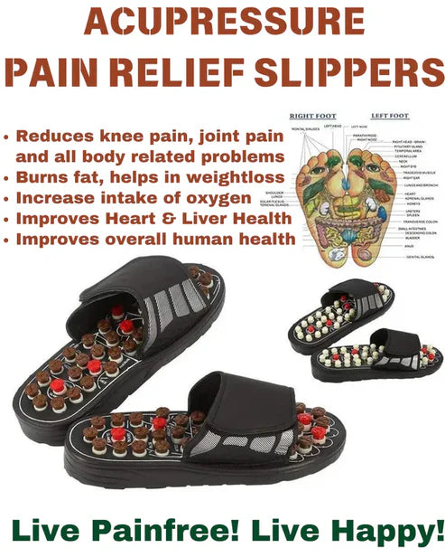 Acupressure Foot Massage Slippers - Pain Relief Sandals